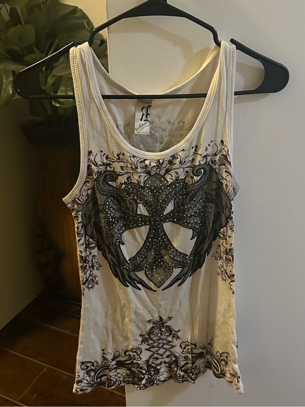 Y2K graphic tank top